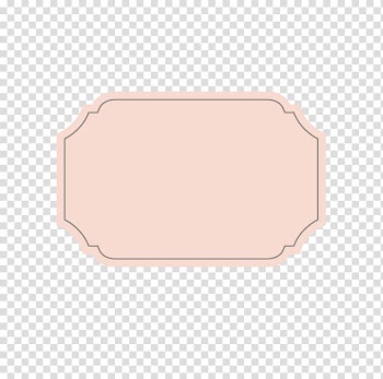White frame , Paper Angle Pattern, Pink Box transparent background PNG clipart
