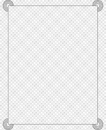White Frame PNG Pic