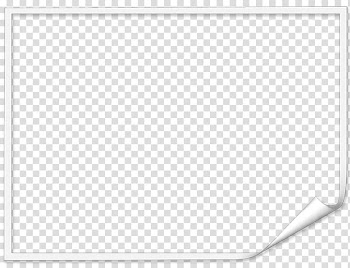 White frame, White Square Area Pattern, Paper edge transparent background PNG clipart
