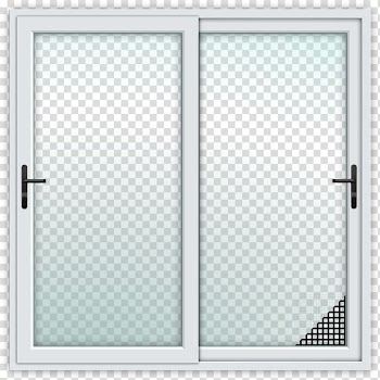White framed window, Window Sliding glass door Sliding door, door transparent background PNG clipart