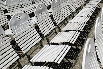 White Gang Chairs