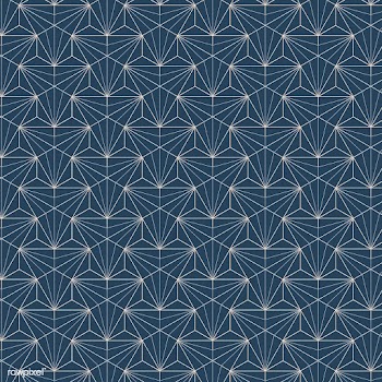 White geometric seamless patterns set on a bl.. | Free stock vector - 544452