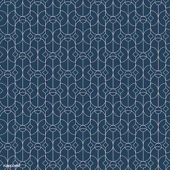 White geometric seamless patterns set on a bl.. | Free stock vector - 544455