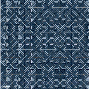 White geometric seamless patterns set on a bl.. | Free stock vector - 544463