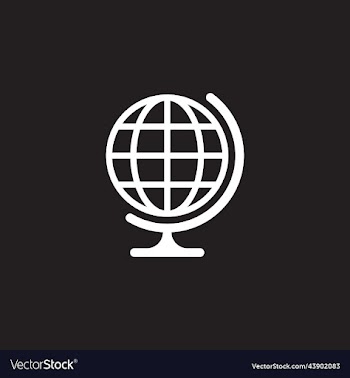 white globe or education icon