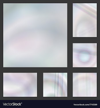 White gradient abstract background design set vector image