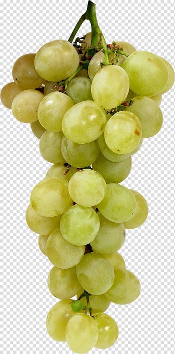 White grapes, Juice Grape Fruit, Green grape transparent background PNG clipart