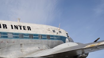 White Gray Teal Air Bus Under Blue Sky