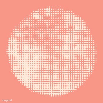 White halftone coronavirus on pink background illustration vector | Free  vector - 2308036