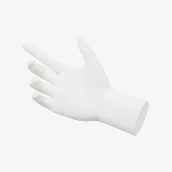 White hand, 3D rendering design | Free Photo - rawpixel