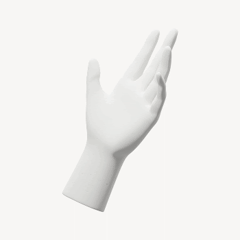 White hand, 3D rendering design | Free Photo - rawpixel