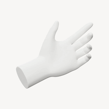 White hand, 3D rendering design | Free Photo - rawpixel