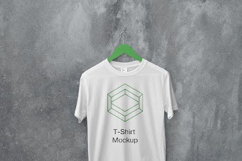 White Hanging T-Shirt Mockup t-shirt mockup 
