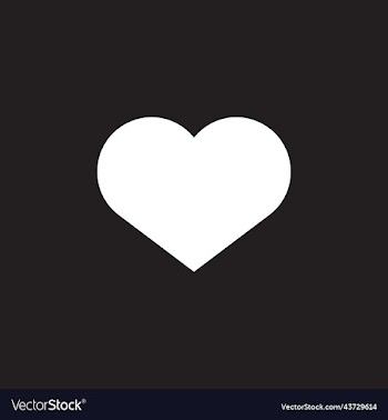 white heart filled icon
