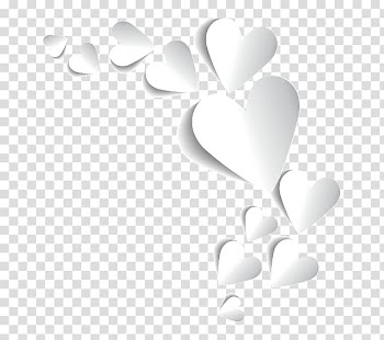 White heart , Heart Valentine's Day Tanabata White, Tanabata heart-shaped transparent background PNG clipart