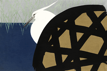 White heron (1909) vintage woodcut | Free Photo Illustration - rawpixel