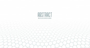 White hexagonal digital abstract background Free Vector