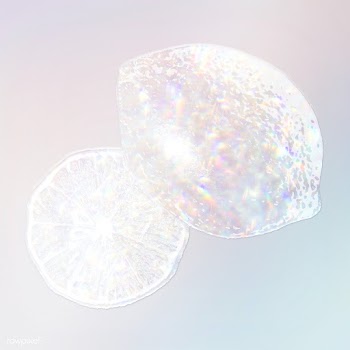 White holographic ripe lemons sticker design resource illustration | Free  illustration - 2343080