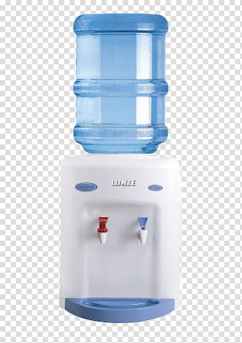 White hot and cold water dispenser, Crystal Mountain Water cooler Bottled water, Blue bucket transparent background PNG clipart