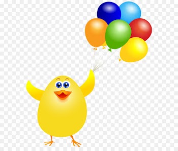 White House Chicken sandwich Balloon Fried chicken - Easter Chicken with Balloons PNG Clip Art Image 