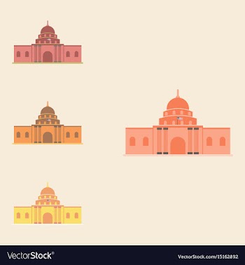 White house collection vector image