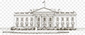 White House Euclidean vector Icon - Sketch the American White House 