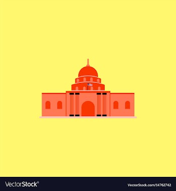 White house vector image