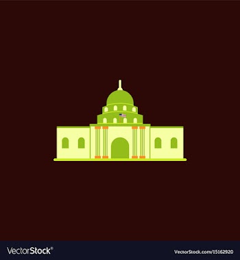 White house vector image
