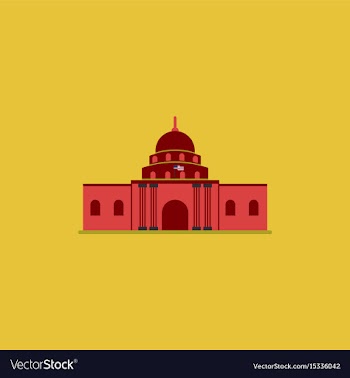 White house vector image