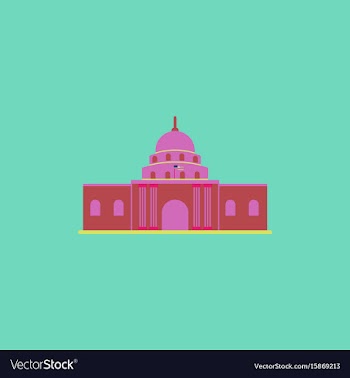 White house vector image