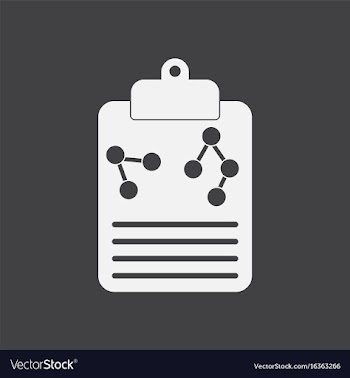 White icon on black background atoms on form vector image