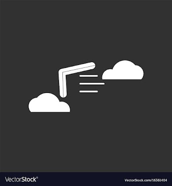 White icon on black background boomerang in the vector image