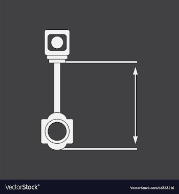 White icon on black background car piston and vector image