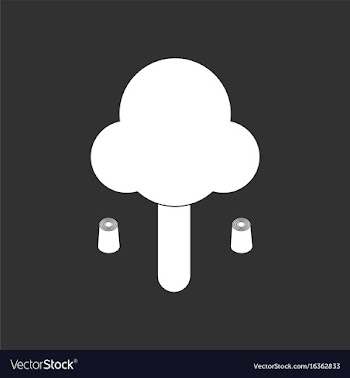 White icon on black background chimney-stalk vector image