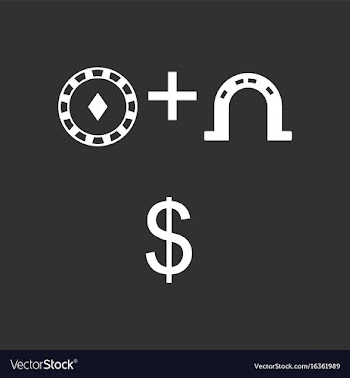 White icon on black background chip horseshoe vector image