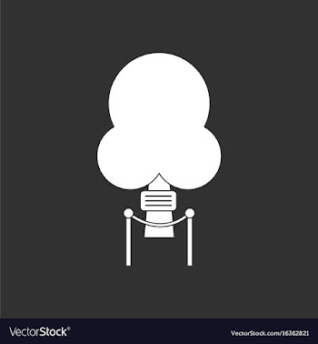 White icon on black background factory pipe vector image
