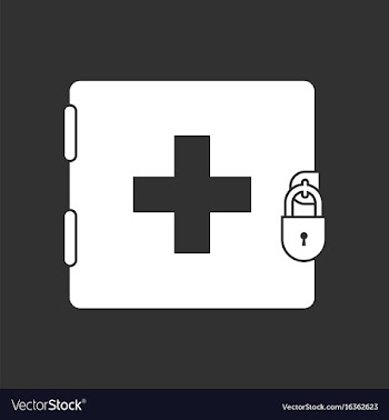 White icon on black background first aid kit vector image