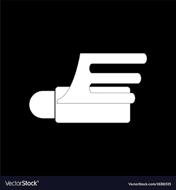 White icon on black background flying cruise vector image