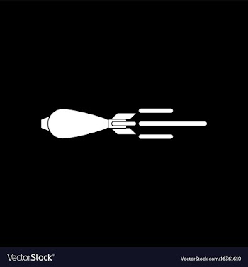 White icon on black background flying military vector image