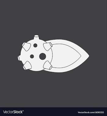 White icon on black background flying satellite vector image
