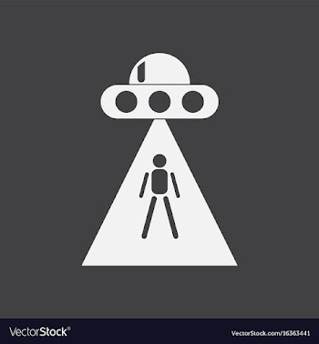 White icon on black background flying saucer and vector image