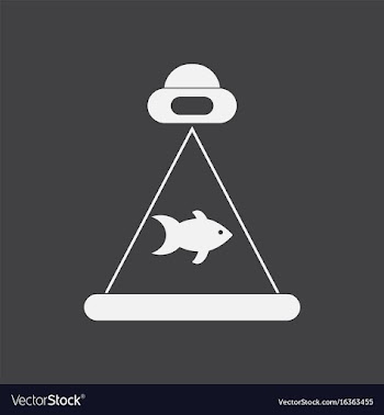 White icon on black background flying saucer and vector image