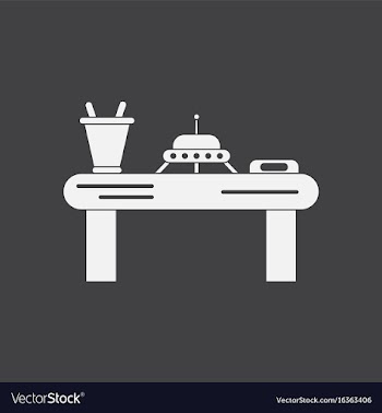 White icon on black background flying saucer on vector image