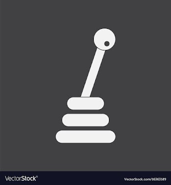 White icon on black background gear box vector image