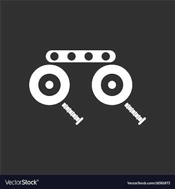 White icon on black background kids metal vector image