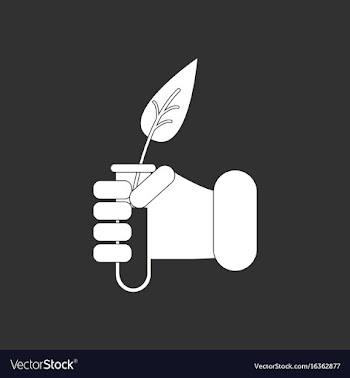 White icon on black background leaf in test tube vector image