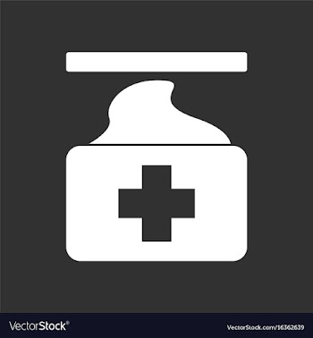 White icon on black background medical napkins vector image