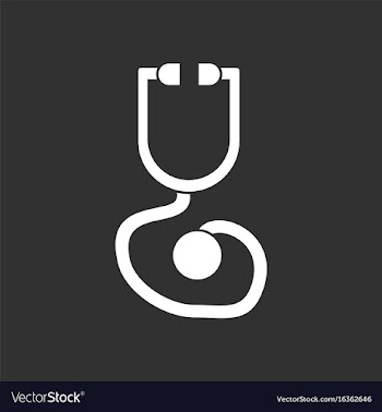 White icon on black background medical vector image
