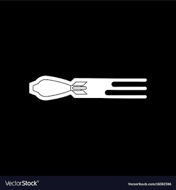 White icon on black background military shell vector image