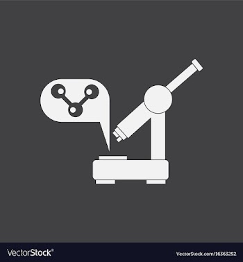 White icon on black background molecules and vector image